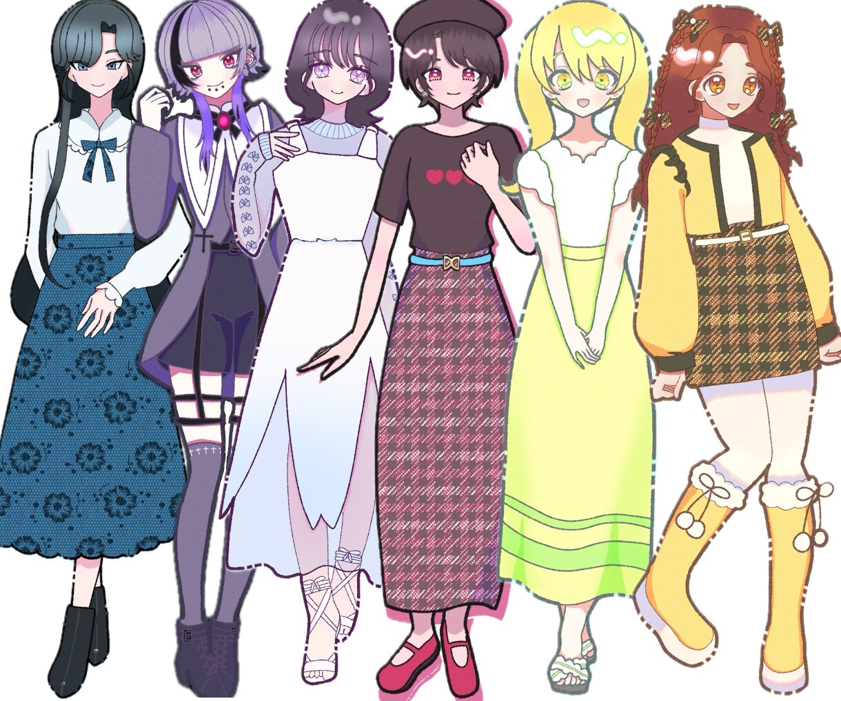 立ち絵/表情差分付きイメージイラスト制作します 立ち絵に表情差分2点つきのイラストを制作します イメージ1