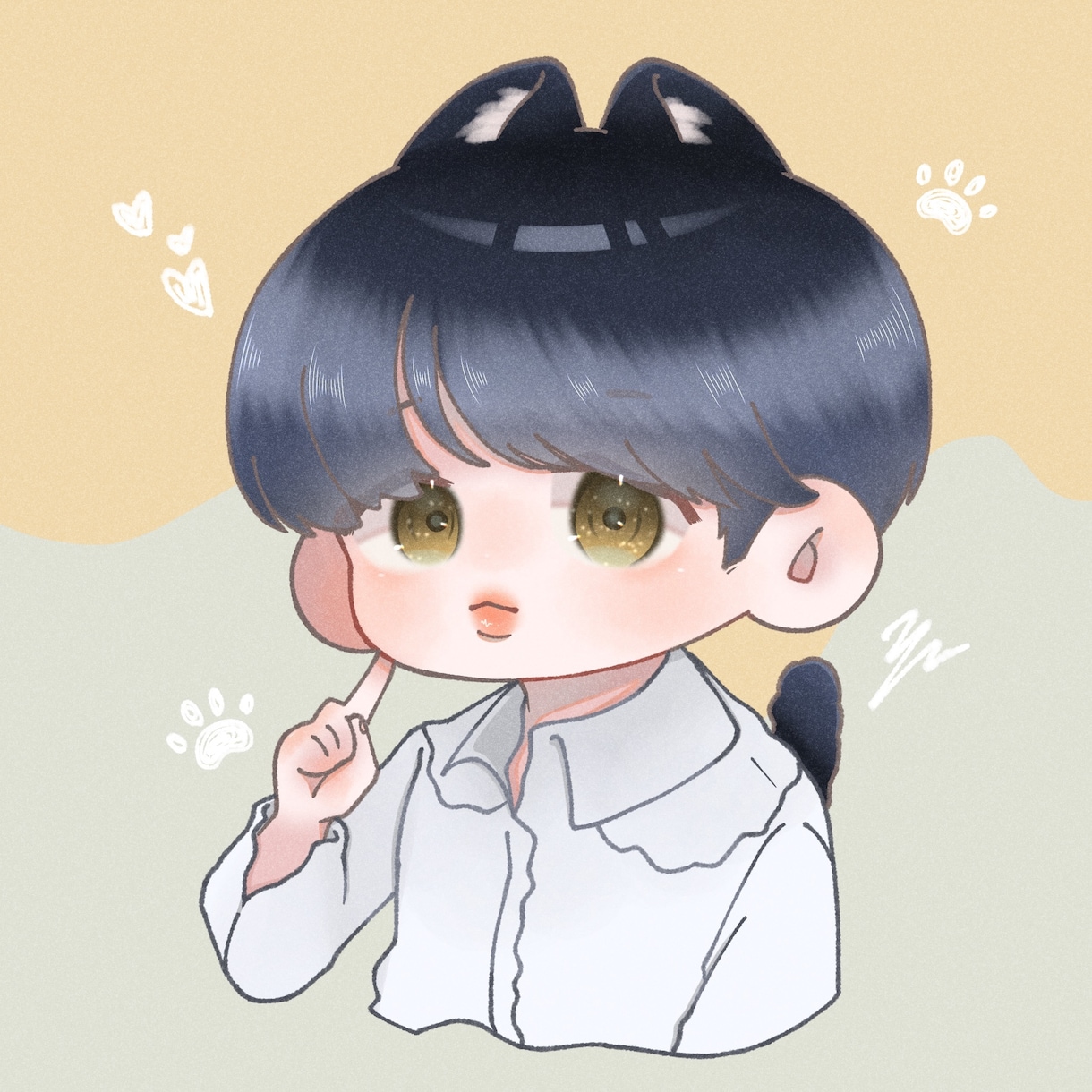 デフォルメイラスト描きます もちもちで可愛いデフォルメイラストお描きします♡ イメージ2