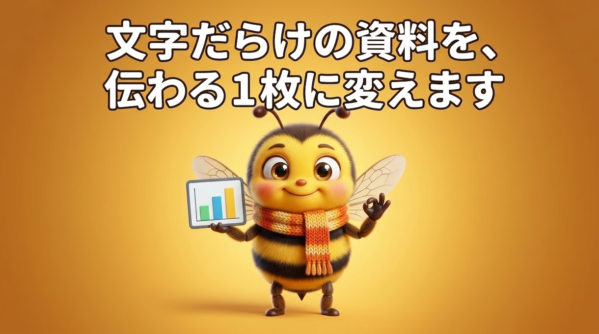 文字だらけの資料を伝わるスライドに変えます 診断レポート・提案書を1枚で伝わる形に イメージ1
