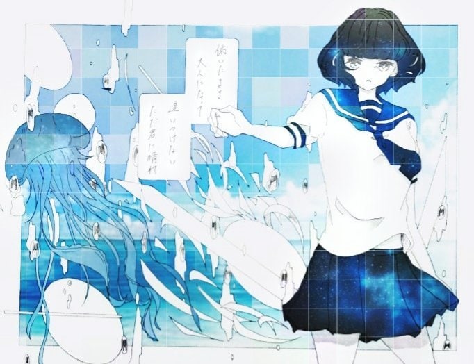 YouTube等の動画用のイラストを描きます ボールペンとアイビス等でごちゃごちゃした絵 イメージ2