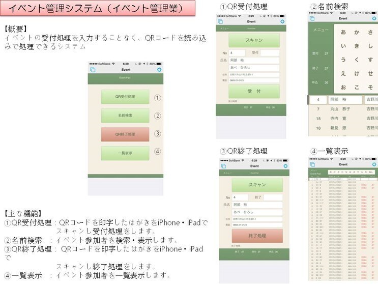 iPadでイベント管理いたします iPadでイベント管理しませんか？ イメージ1