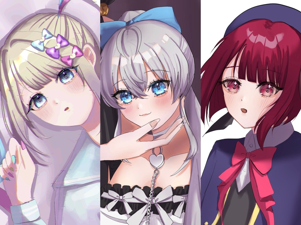 歌ってみたや立ち絵など幅広くイラストをお描きします あなただけの可愛らしいイラストをお届け！ イメージ1