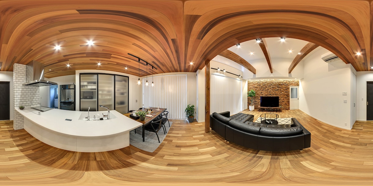 モデルハウスを360度バーチャル展示場にします プロのカメラマンが高画質・高品質のパノラマ撮影します イメージ2