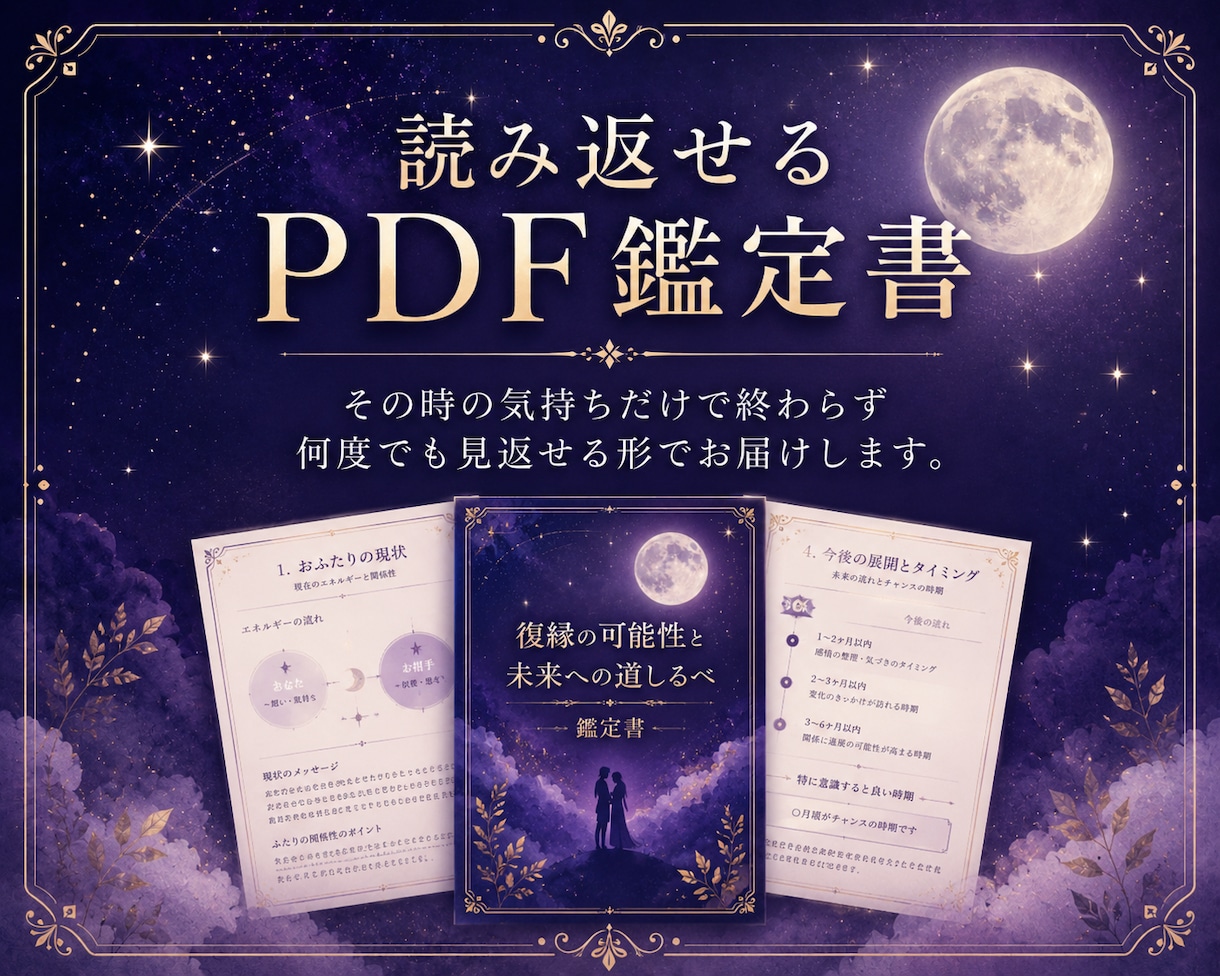復縁の悩みを現実的に整理しPDF鑑定書で届けます 不安を整理し、次の一歩を見つける鑑定書 イメージ6