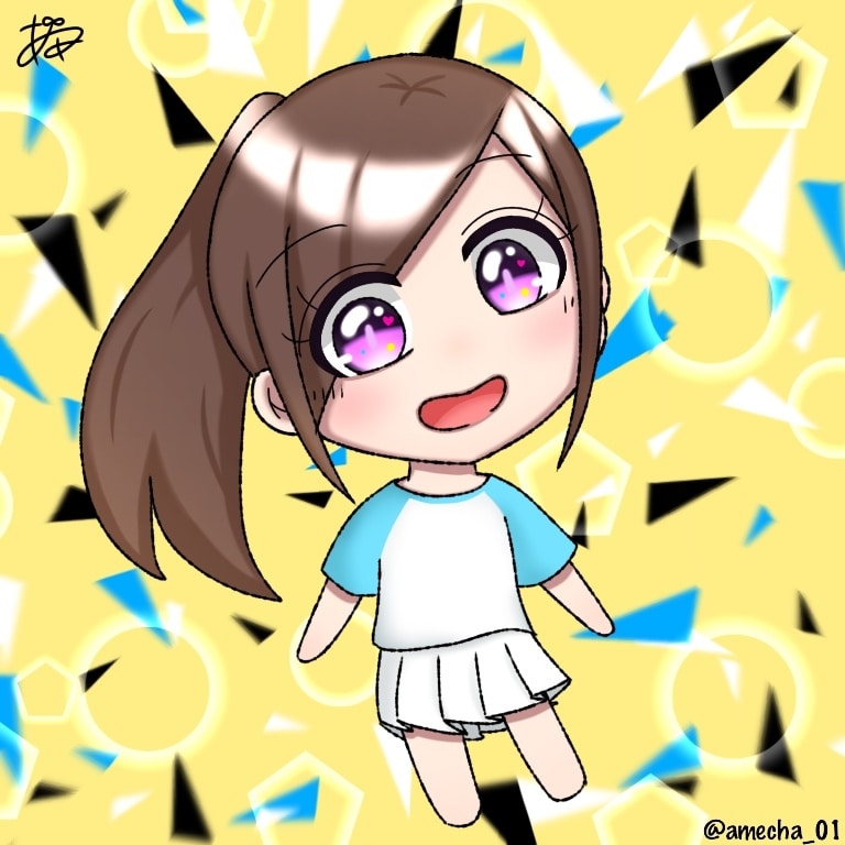 アイコン映え!!あなただけのミニキャラ描きます キラキラかわいい！あなたのミニキャラ描かせてください！ イメージ3