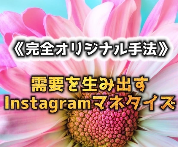 インスタで稼ぐ【需要を生み出す仕組み】教えます 完全オリジナル手法なので飽和を気にせず取り組めます。 イメージ1