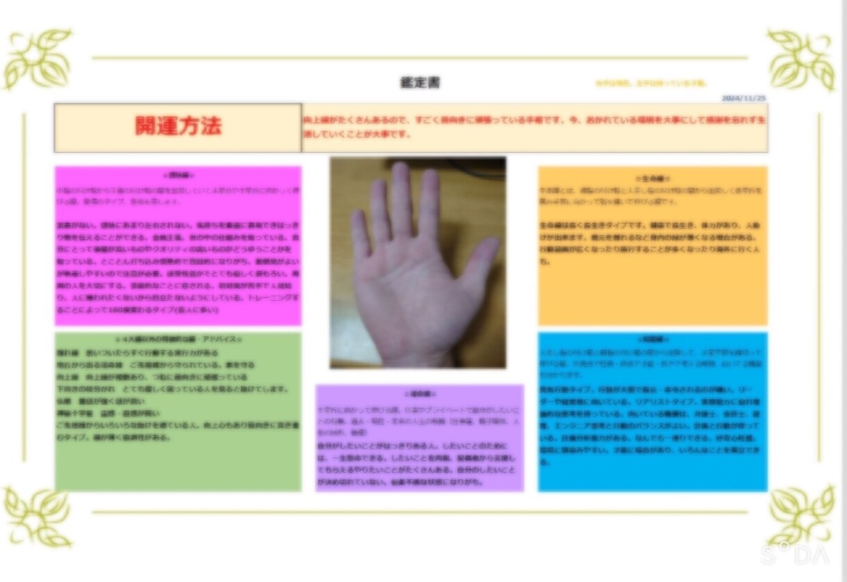 手相鑑定で自分を活かすヒントをお伝えします 自分を活かしたい！自分のことがわからない…そんなあなたへ イメージ2