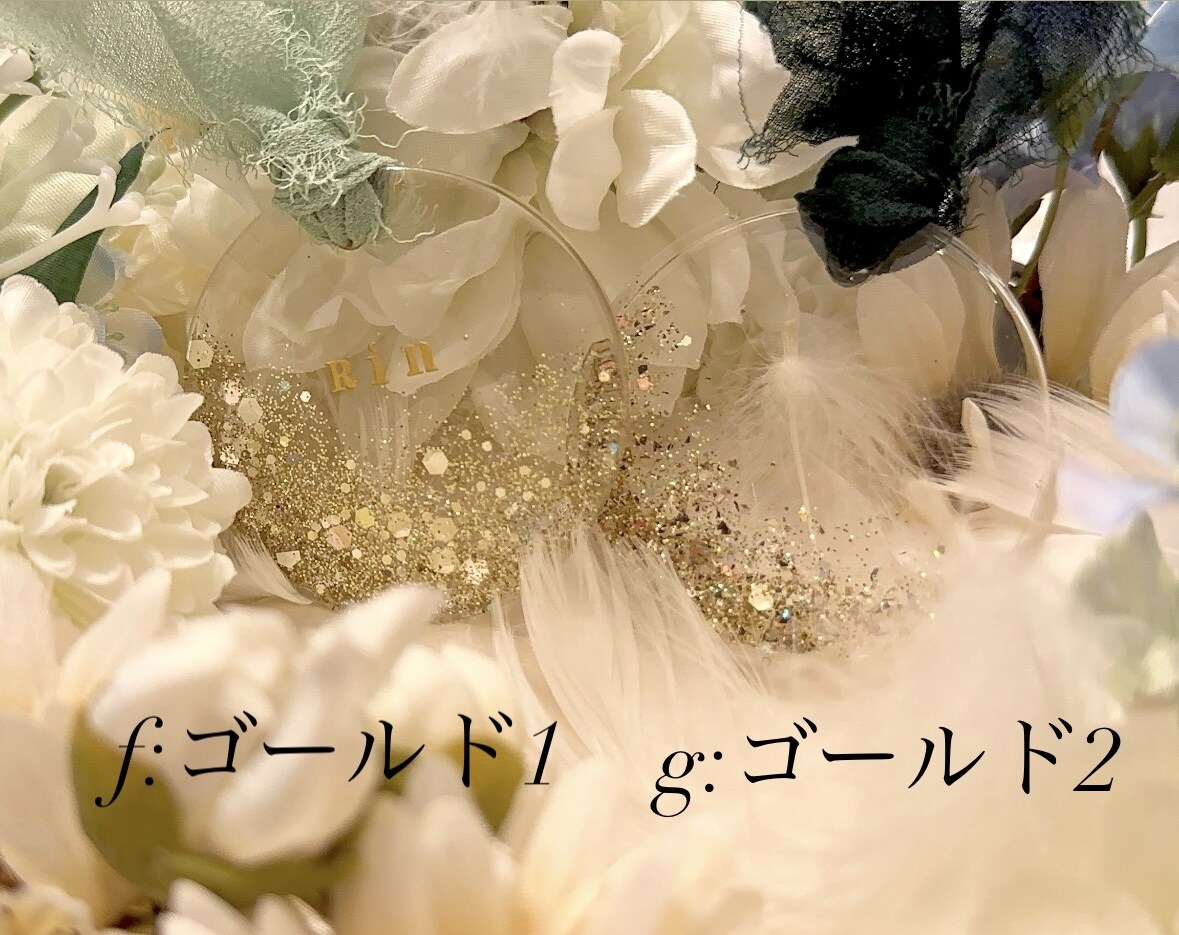 レジン席札お作りします 色や金具を１枚〜ご注文いただけます！ イメージ4