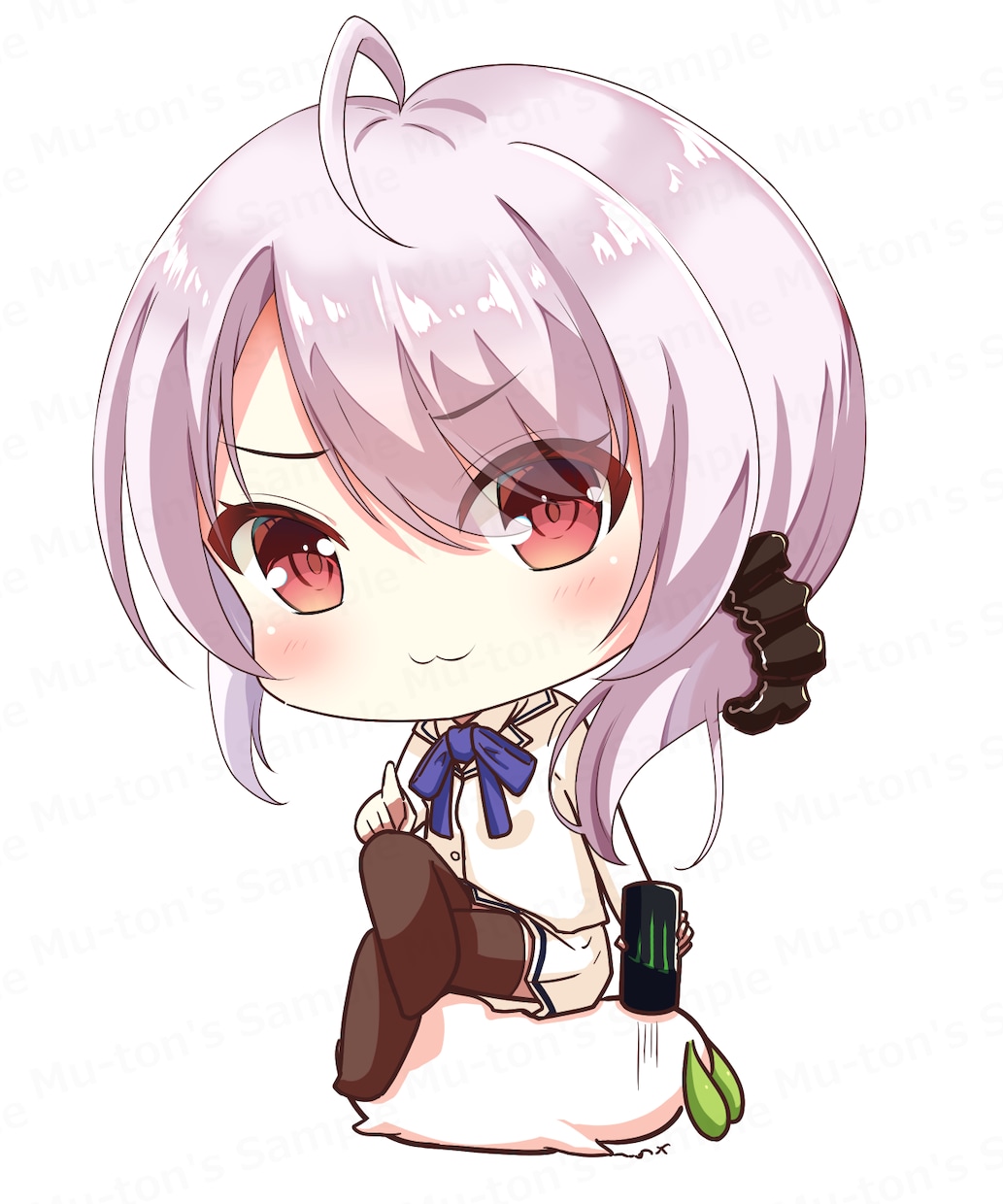 ちびキャラの女の子を描かせていただきます グッズやSNSアイコンにおすすめ。 イメージ4