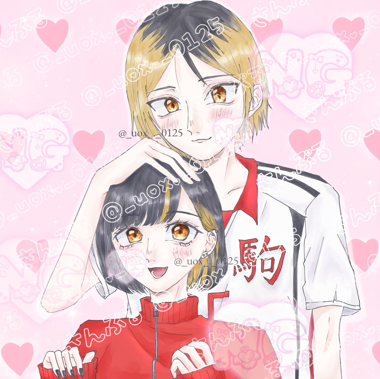 かわいい夢絵・カップルイラスト描きます 丁寧なやりとりに自信があります♡ラフ修正基本無制限！ イメージ2