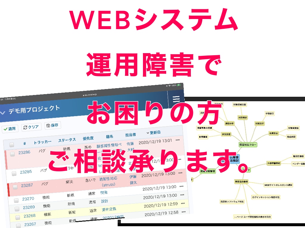 WEBシステム運用時の障害対応のアドバイスをします 解決出来ていない障害対応でお困りの方、ご支援します！ イメージ1