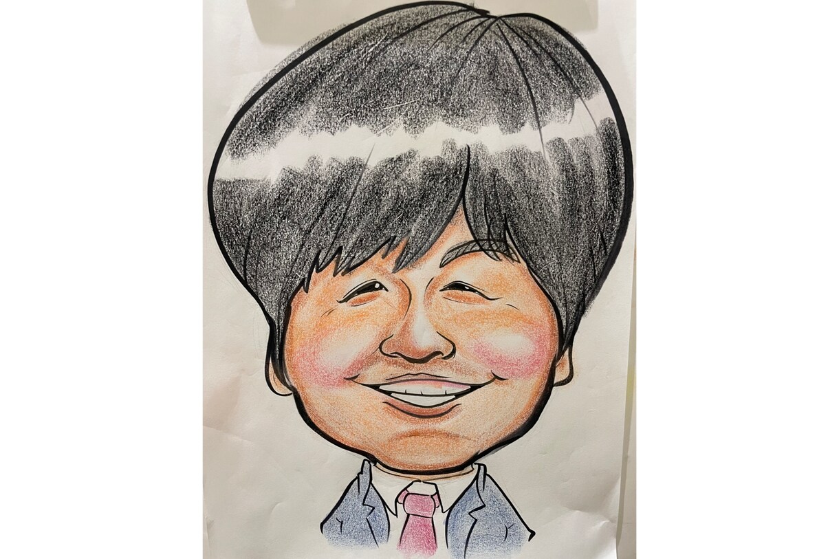 還暦祝いなどプレゼントに喜ばれる似顔絵作成します 記念日、お祝いなどに記憶に残る似顔絵作成いたします イメージ7