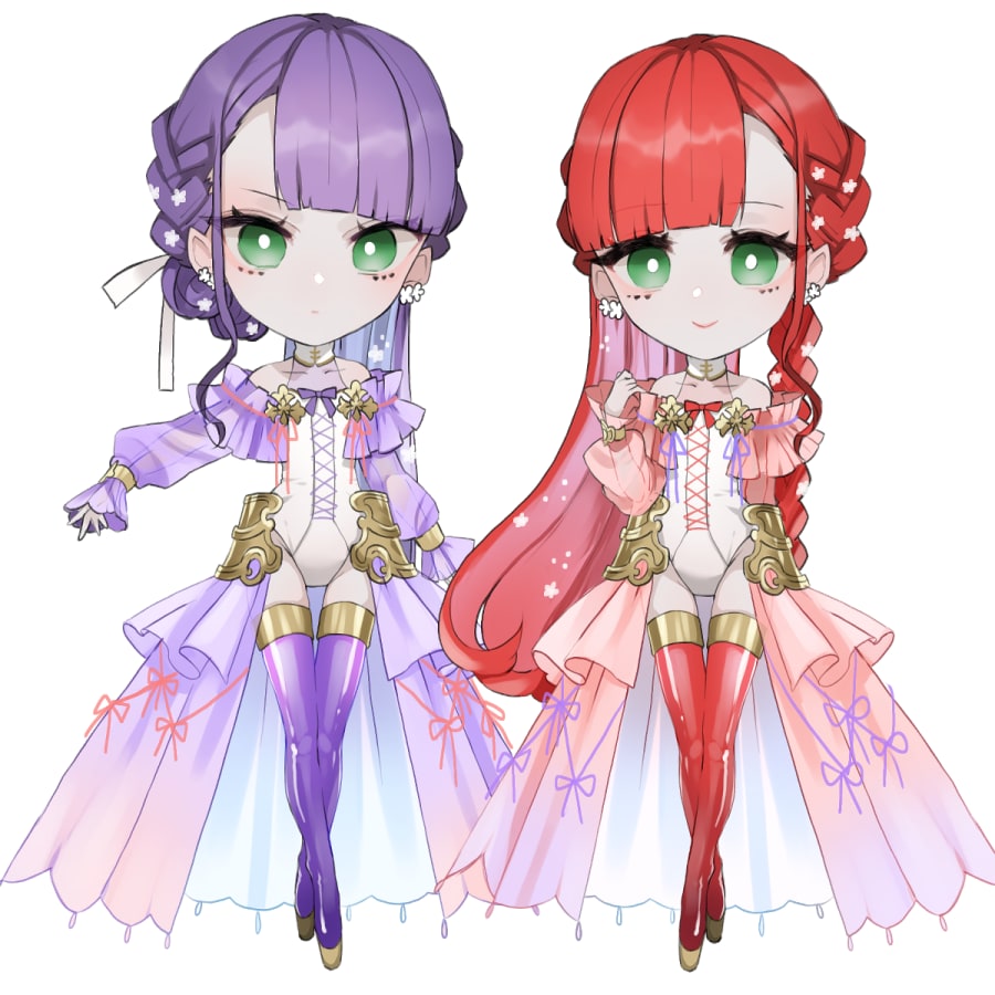 3サイズから選べるSDキャラ描きます 衣装を魅せられる少し頭身高めなデフォルメキャラも！ イメージ5