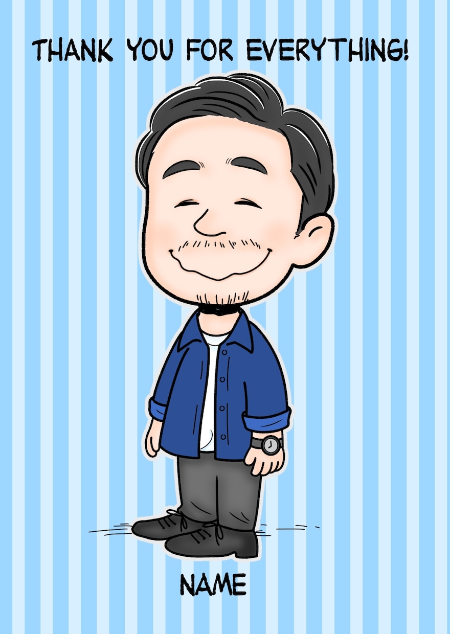 スヌーピー風のゆるかわな似顔絵お描きします 全身でもこの価格！PEANUTS風でオシャレ可愛い♪ イメージ1