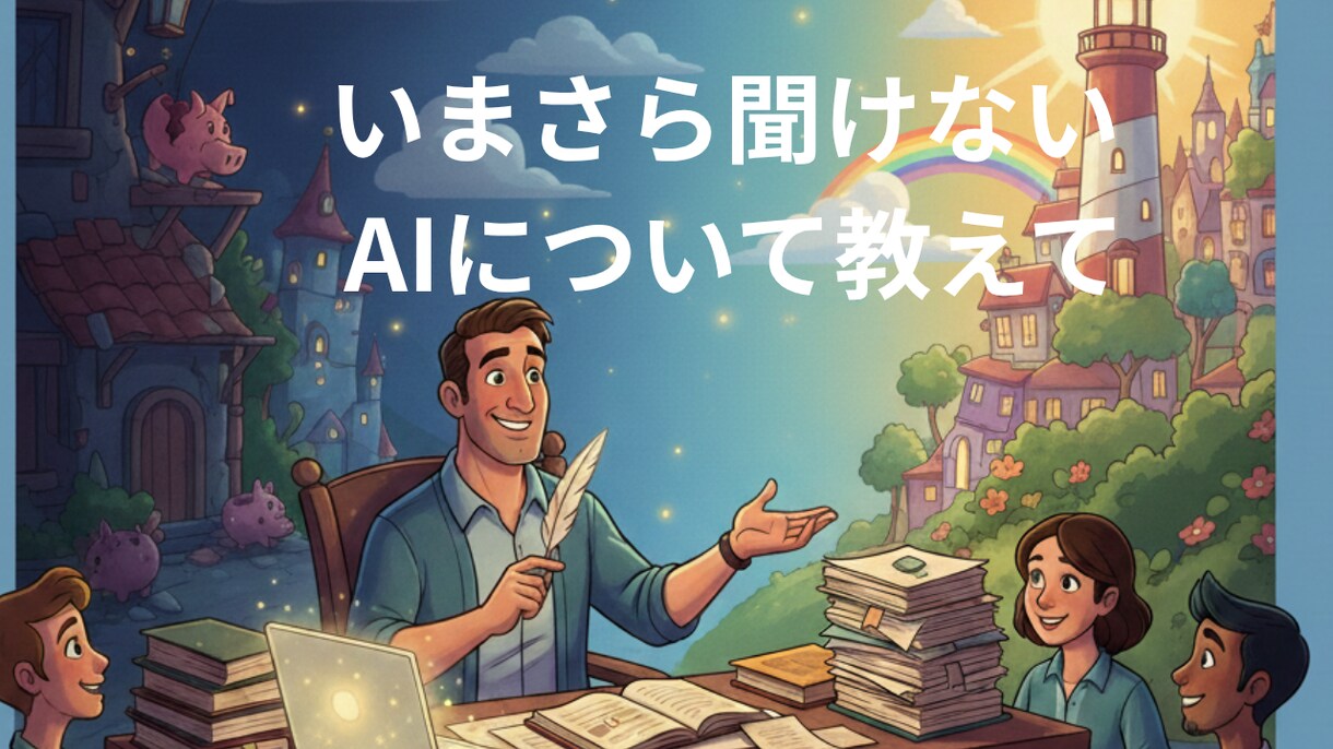 今更聞けない。AIをどう使うの？の疑問にお答えます ChatGPT、Gemini他どうやるの？に詳しく答えします イメージ1