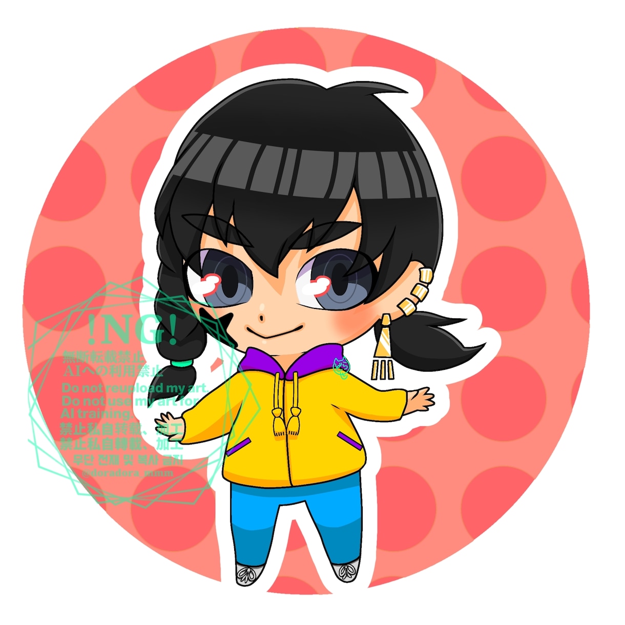 パキッとしたアニメ塗りのサムネイラスト描きます 創作キャラを描きたいけど自分ではちょっと…と思ったら！ イメージ3