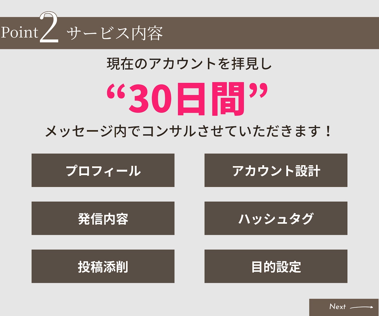 あなたのInstagramを徹底コンサルします 1ヶ月間質問し放題！あなたのインスタをより高みへ！ イメージ3