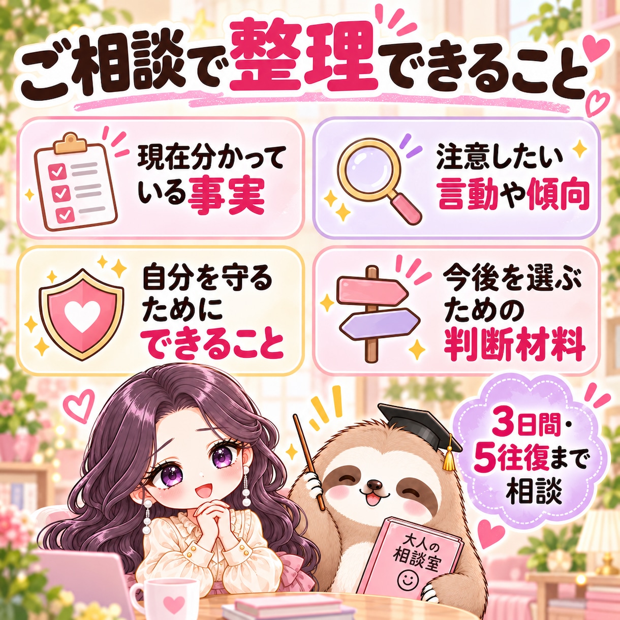 その男性が危険な相手か一緒に見極めますます 小さな違和感を整理し、あなたを守る判断材料にします イメージ3