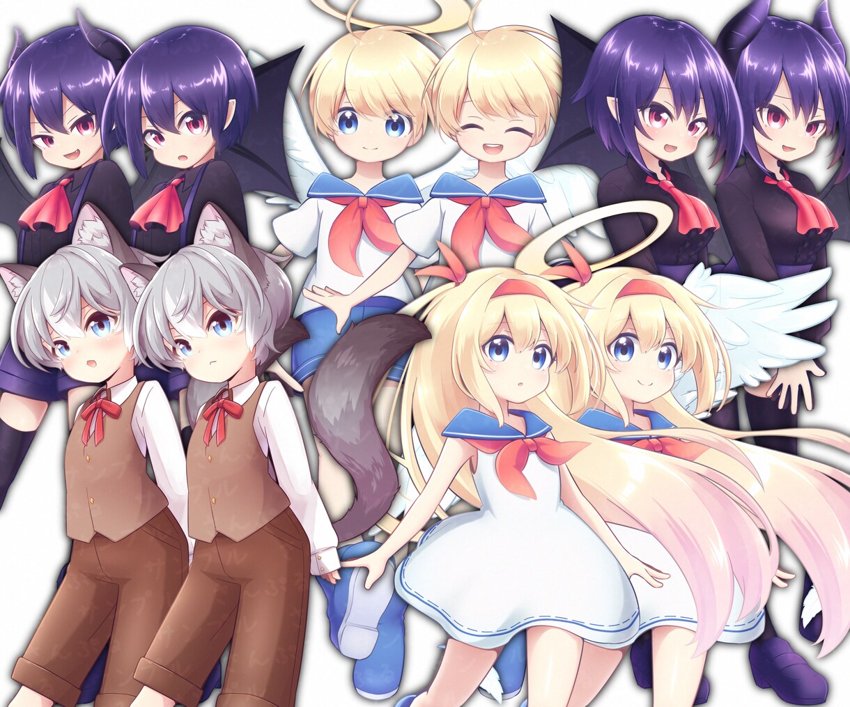 TRPG/ゲーム/動画/配信◎立ち絵制作いたします 商用利用可能！あなたの思い描くものを可愛く制作します！ イメージ8
