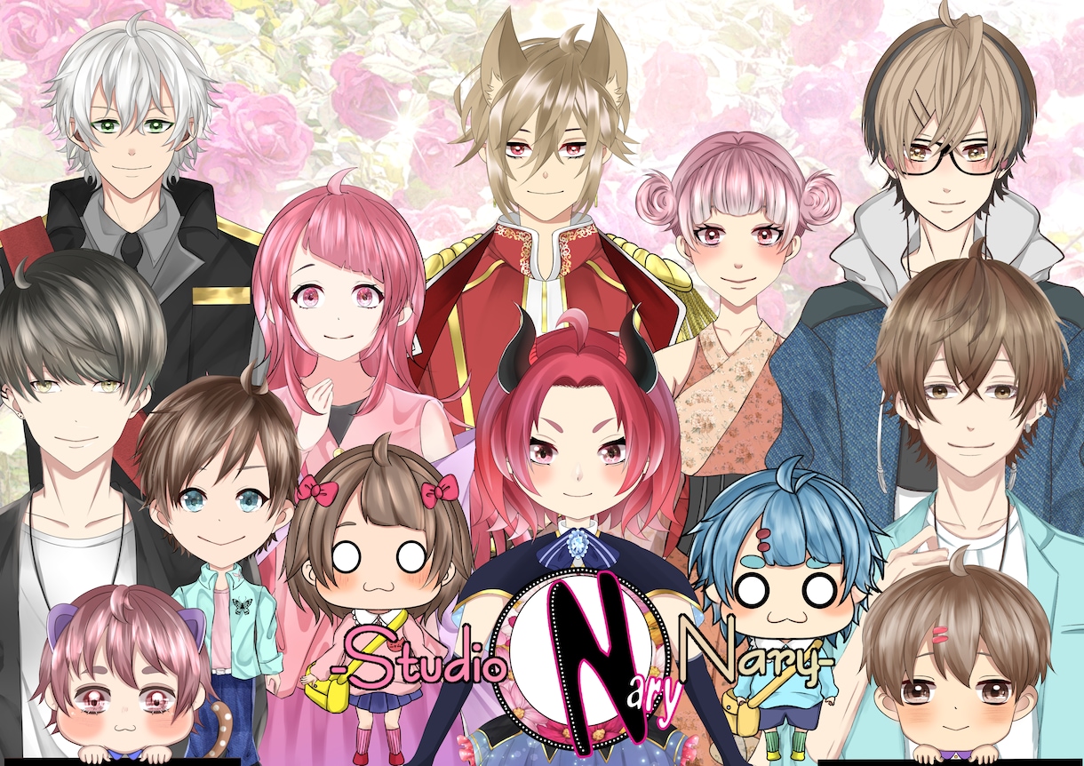 キャラデザ～モデリングまでVtuber作ります 導入サポート付きで初めてでも安心！ イメージ4