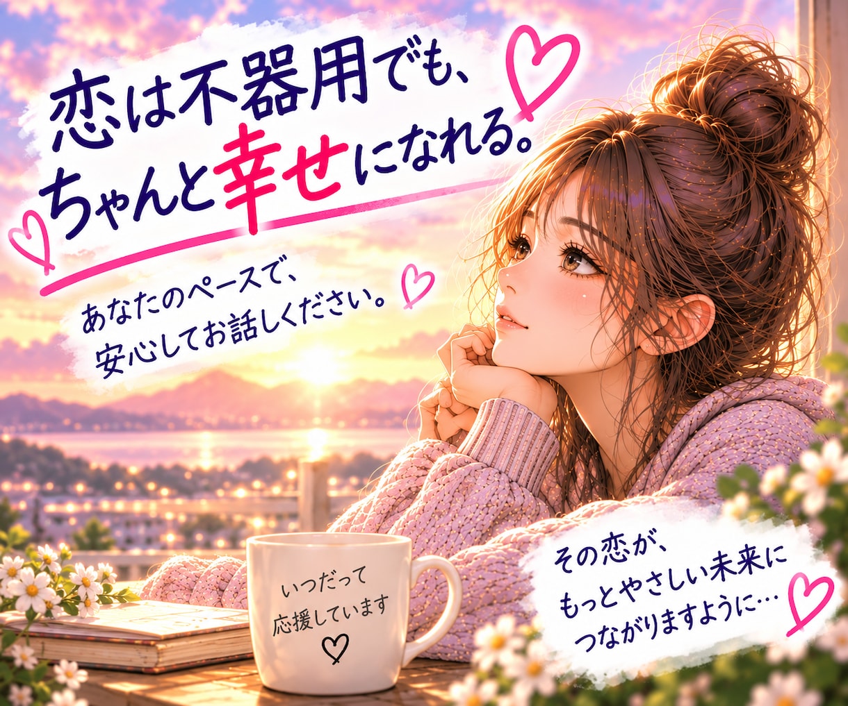 恋愛不器用さんの彼・彼女の交際のお悩みお聞きします 喧嘩・LINE・嫉妬・寂しい…あなたと一緒にゆっくり考えます イメージ5