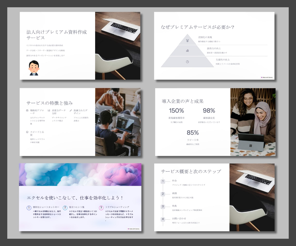 プロが作る!データに強いプレゼン資料作成します 迅速・丁寧・安心に資料作成いたします! イメージ2