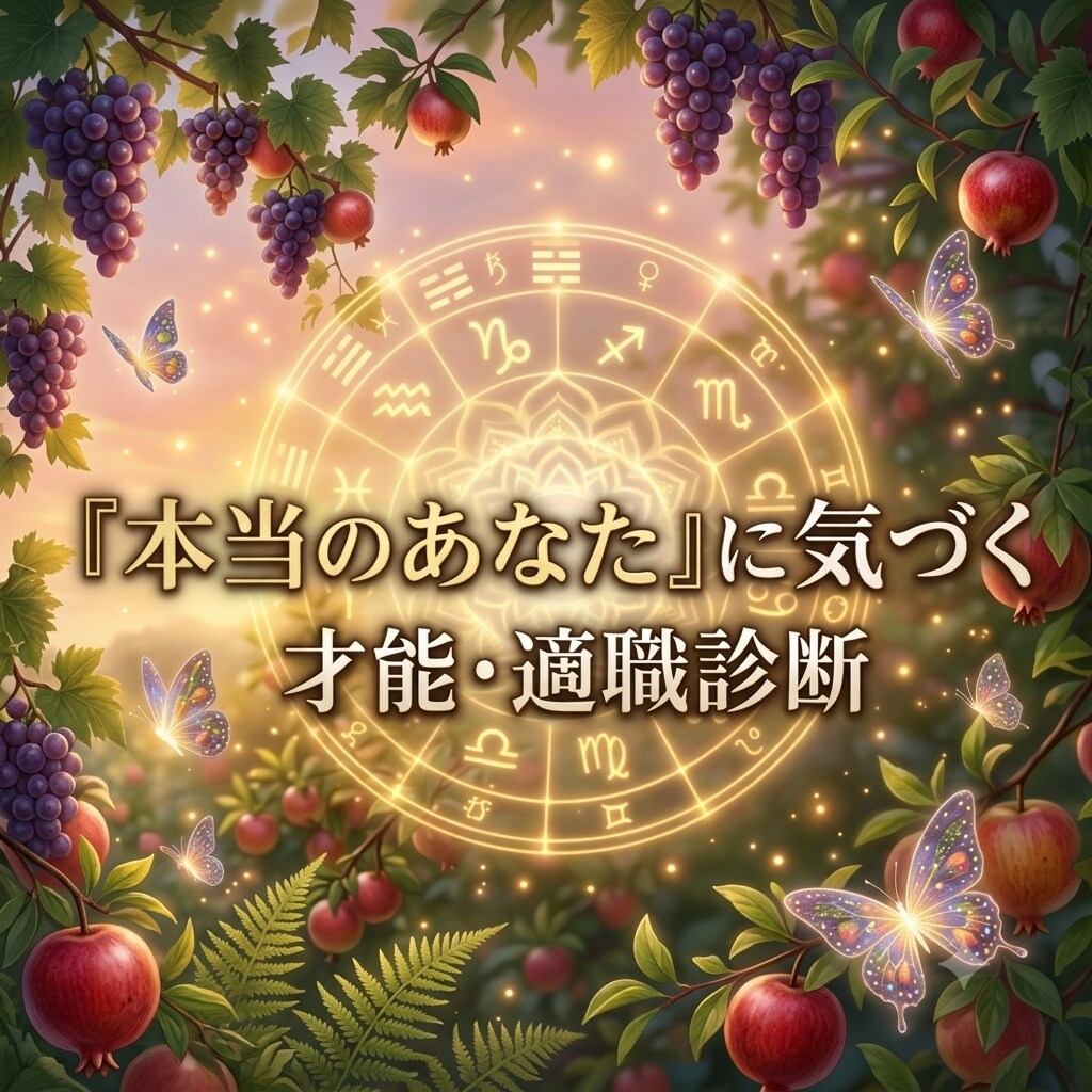 本当のあなたの才能と適職を占います 【性格診断】四柱推命×西洋占星術等、多角的な面からの総合占い イメージ1