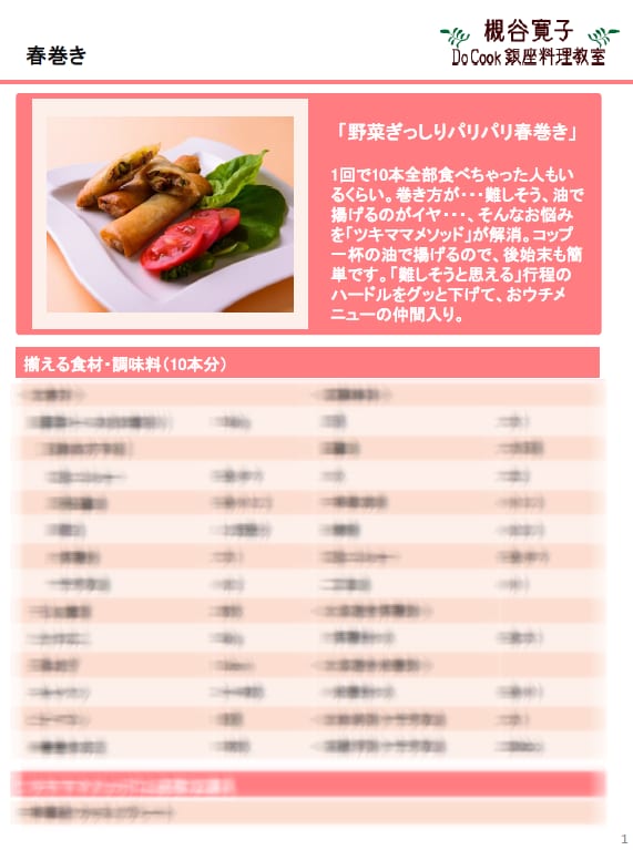 野菜ぎっしり本格中華春巻きレッスン動画ご提供します 油の加減は？難しい巻き方は？本格中華春巻きを作りたい学びたい イメージ2