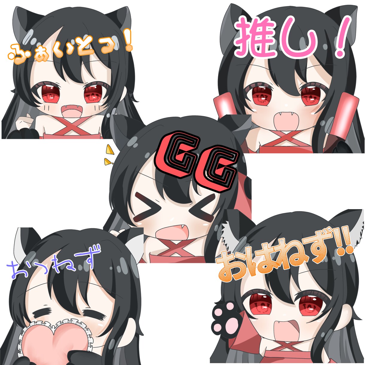 アイコンイラスト 立ち絵イラスト制作承ります アイコンイラスト中心に様々なイラスト描かせて頂きます! イメージ6