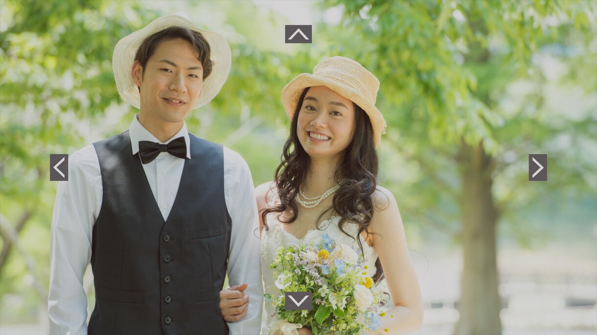プロが超可愛い結婚式オープニングムービー制作します 前撮り写真、海外挙式を済まされたお二人にピッタリのムービー イメージ5