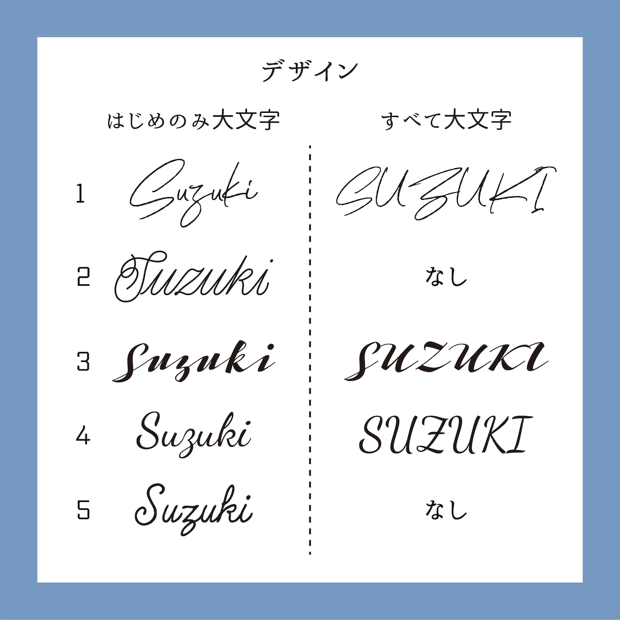 オリジナル表札ステッカーを製作します 送料込み！書体デザイン、サイズを選べます イメージ3