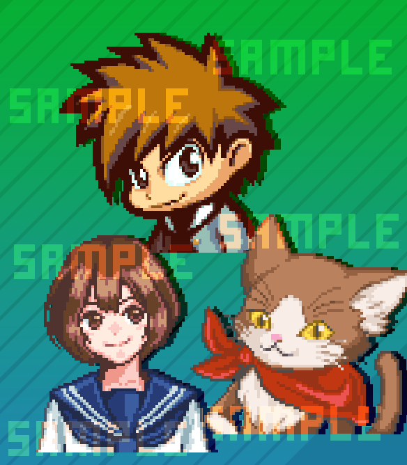 ドット絵で顔グラフィック制作します アイコンやゲームのグラフィックに イメージ4