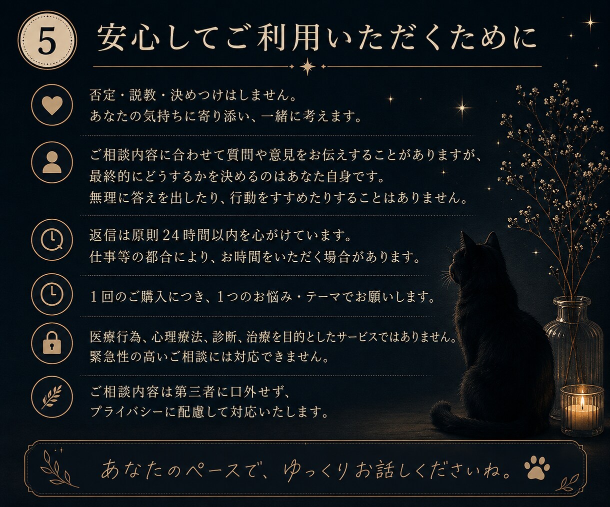 頭のモヤモヤ、一緒に整理します まとまってなくて大丈夫。一緒に整理します。 イメージ5