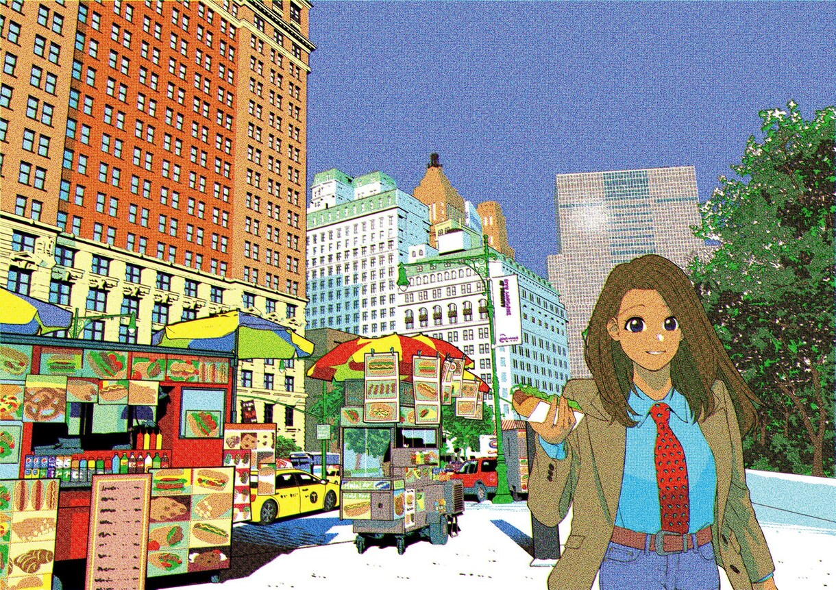レトロな背景・人物、イラスト描きます レトロコミックな雰囲気でちょっぴり懐かしさを感じたい方へ イメージ2