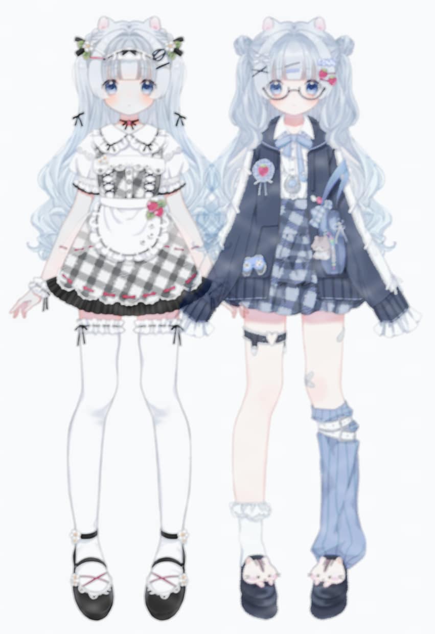 複数提案!ヒアリング重視で衣装&立ち絵を描きます こだわりを最高に可愛く!納得いくまで寄り添います(*^-^ イメージ5