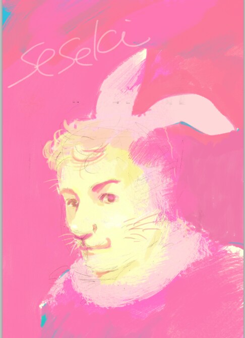 人間✖️うさぎのかけあわせ似顔絵描きます うさぎ人間！ちょっとシュールな似顔絵はいかがでしょうか。 イメージ2