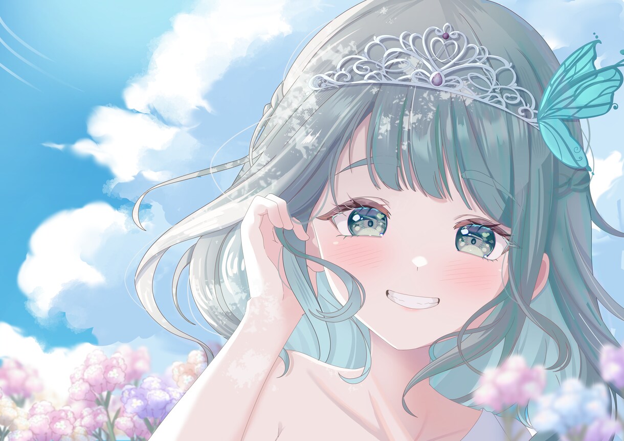 Vtuber活動/アイコン/MVなどの絵を描きます SNS・配信活動等に映える印象的なイラストをお届けします！ イメージ1