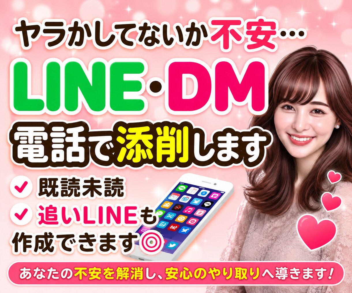 重い女になりたくない彼へのLINEを添削しますます 追いLINE既読未読◎今すぐスッキリしたい方は頼ってください イメージ1