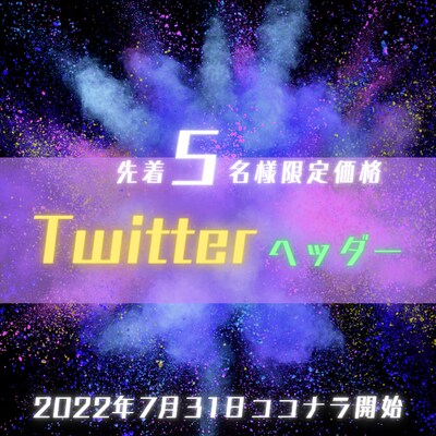 Twitterのヘッダーを格安でスピード作成します 最安値！洗練されたデザインでSNSが一気に伸びる！ イメージ1