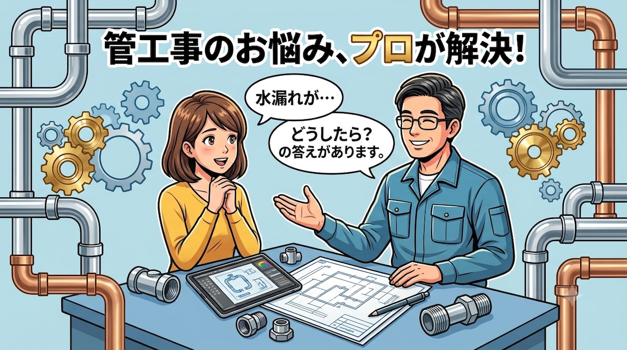 水回り修理。期間限定で無料見積りし診断ます 期間限定で無料にて見積り診断致します！国家資格を保有！ イメージ1