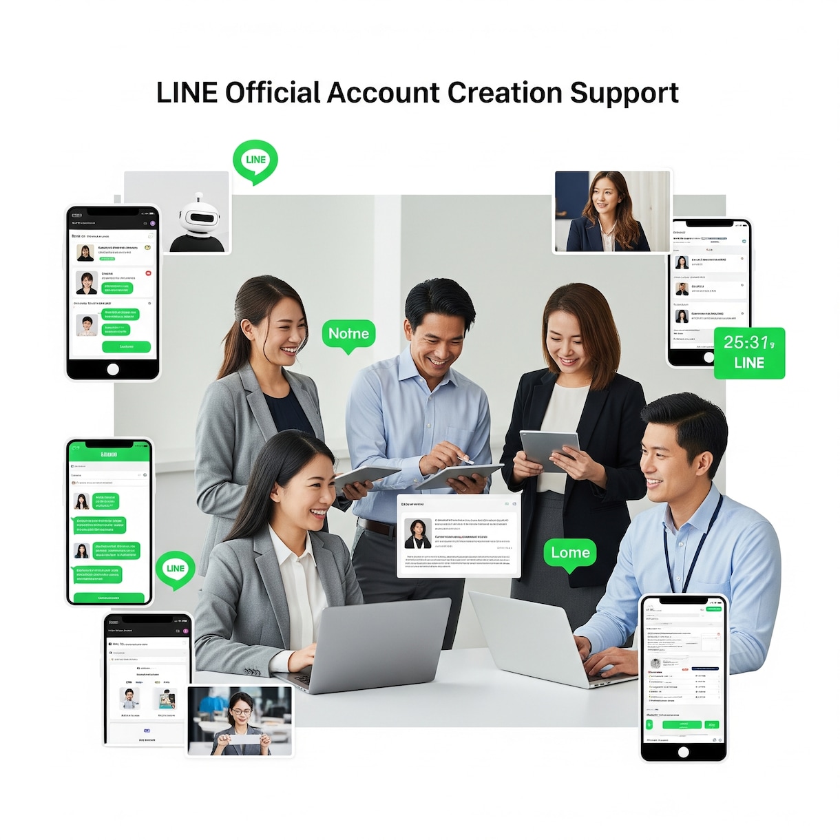 公式LINE作成します 公式LINEの構築をします。デザインなど柔軟に対応 イメージ1