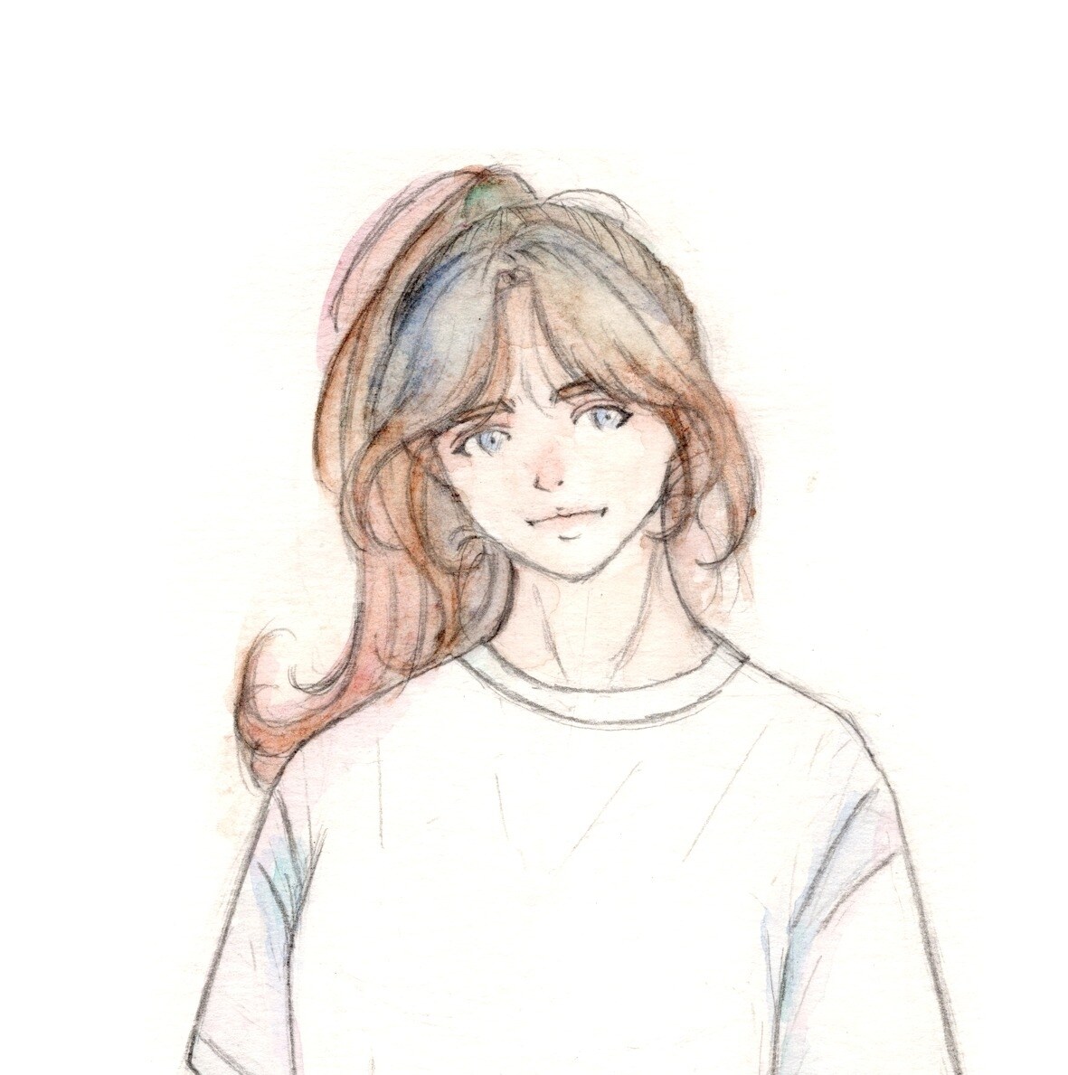 80'sアニメ風！鉛筆+水彩画　描きます 幅広い用途でご利用可能　原画プレゼント(送料無料)も可 イメージ3