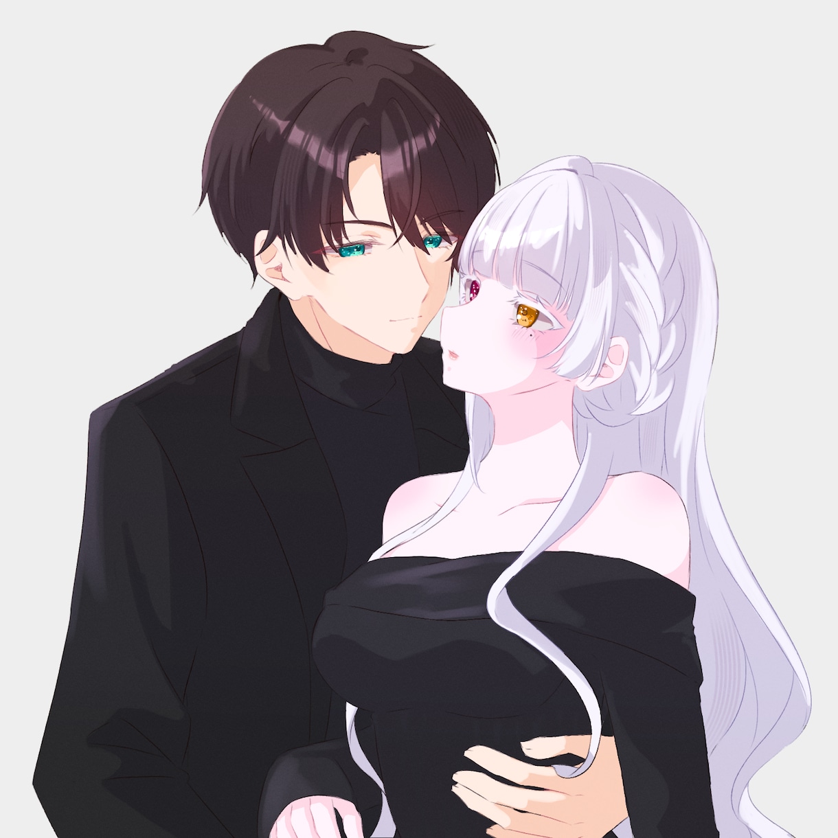 量産 セミオーダーペアイラスト制作します 構図固定のペアイラスト・夢絵を制作します♪ イメージ2