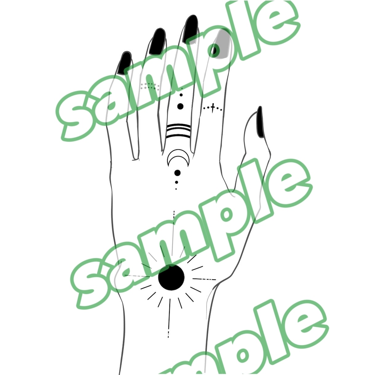 タトゥーのデザイン描きます タトゥーに使っても〇ロゴとして使っても〇 イメージ8
