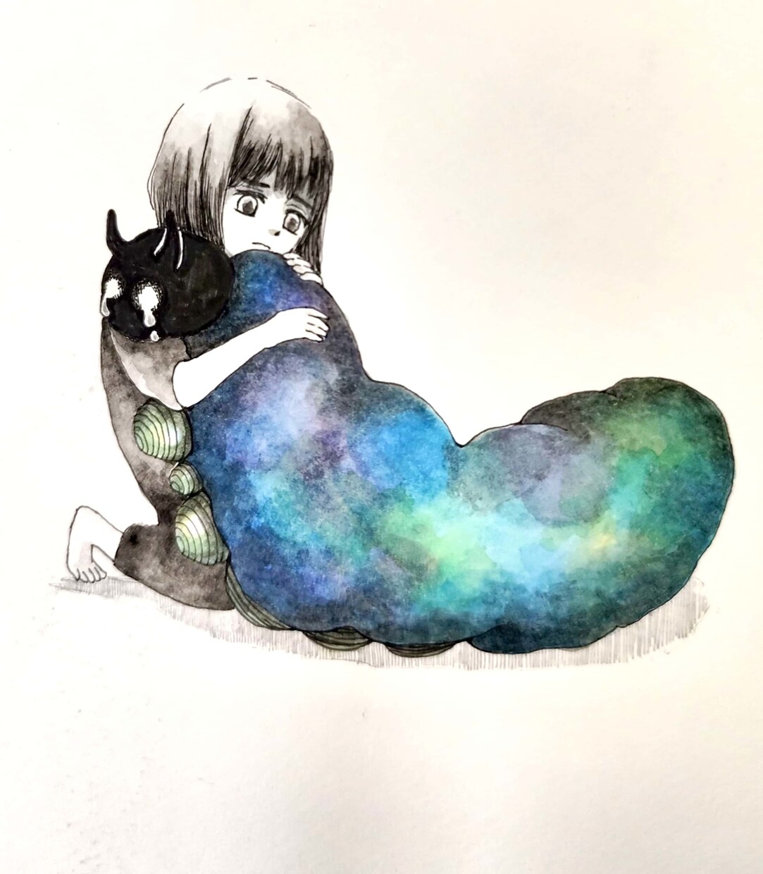 雰囲気のあるイラストをお描きします 表紙や挿絵などに使える、他には無いちょっと暗めなイラスト イメージ2