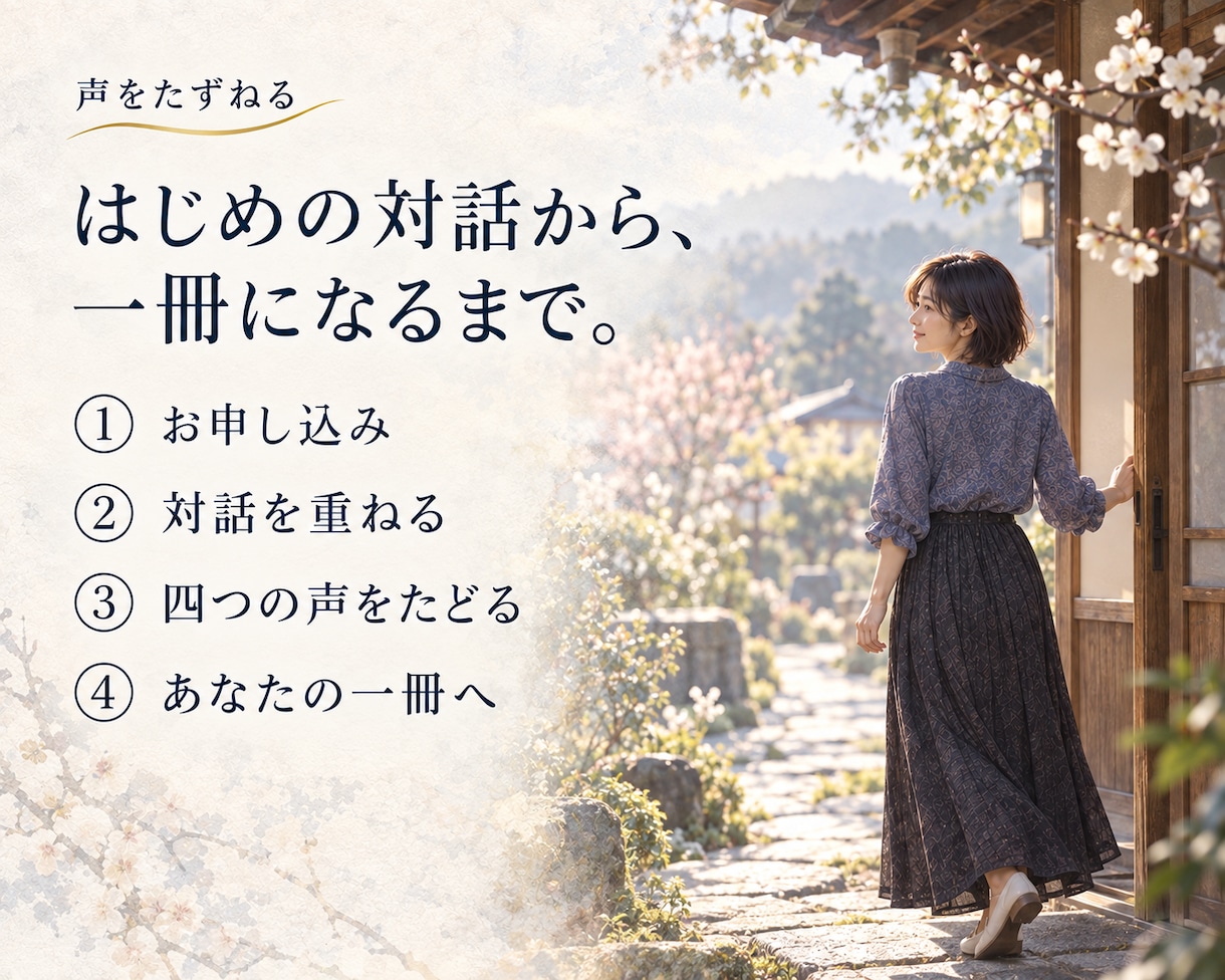 気持ちの整理｜あの人の声をたどり本音に気づきます 気持ちの整理｜あの人の声と本音に気づく伴走の旅 イメージ8