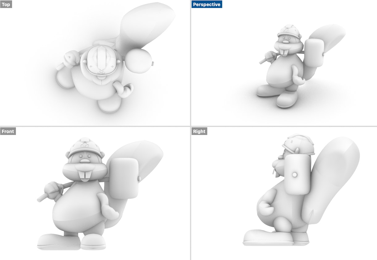 キャラクターデザインの3D化、承ります 実績600数以上のプロデザイナーが担当いたします。 イメージ2