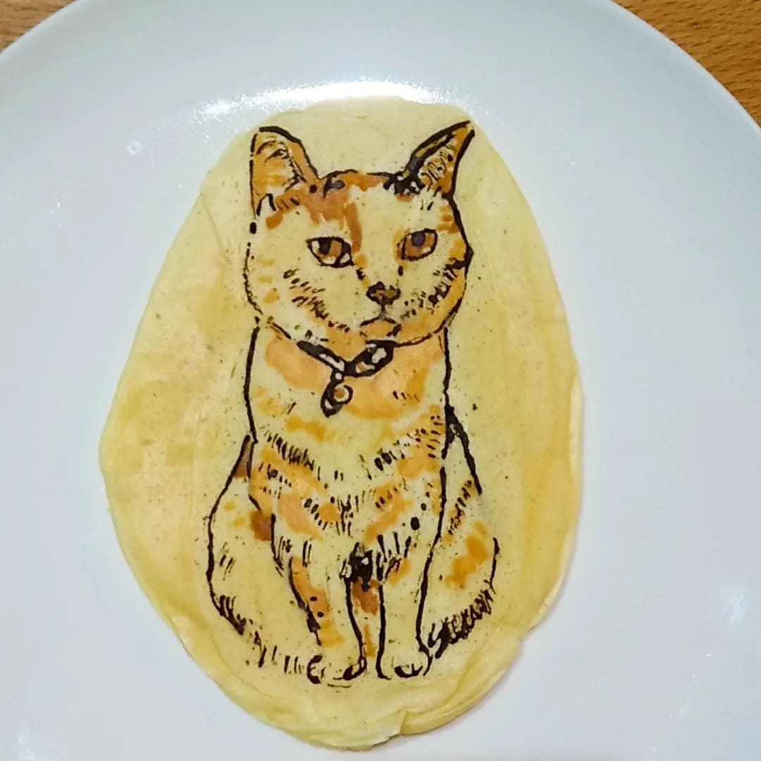 大切なペットちゃんが、パンケーキに変身しちゃいます パンケーキアートでペットちゃん似顔絵を描き、撮影します！ イメージ5