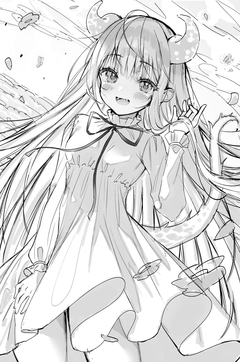 キラキラして繊細で透明感のあるラフ画描きます ラフ画でも絵力がたっぷりです！ イメージ7