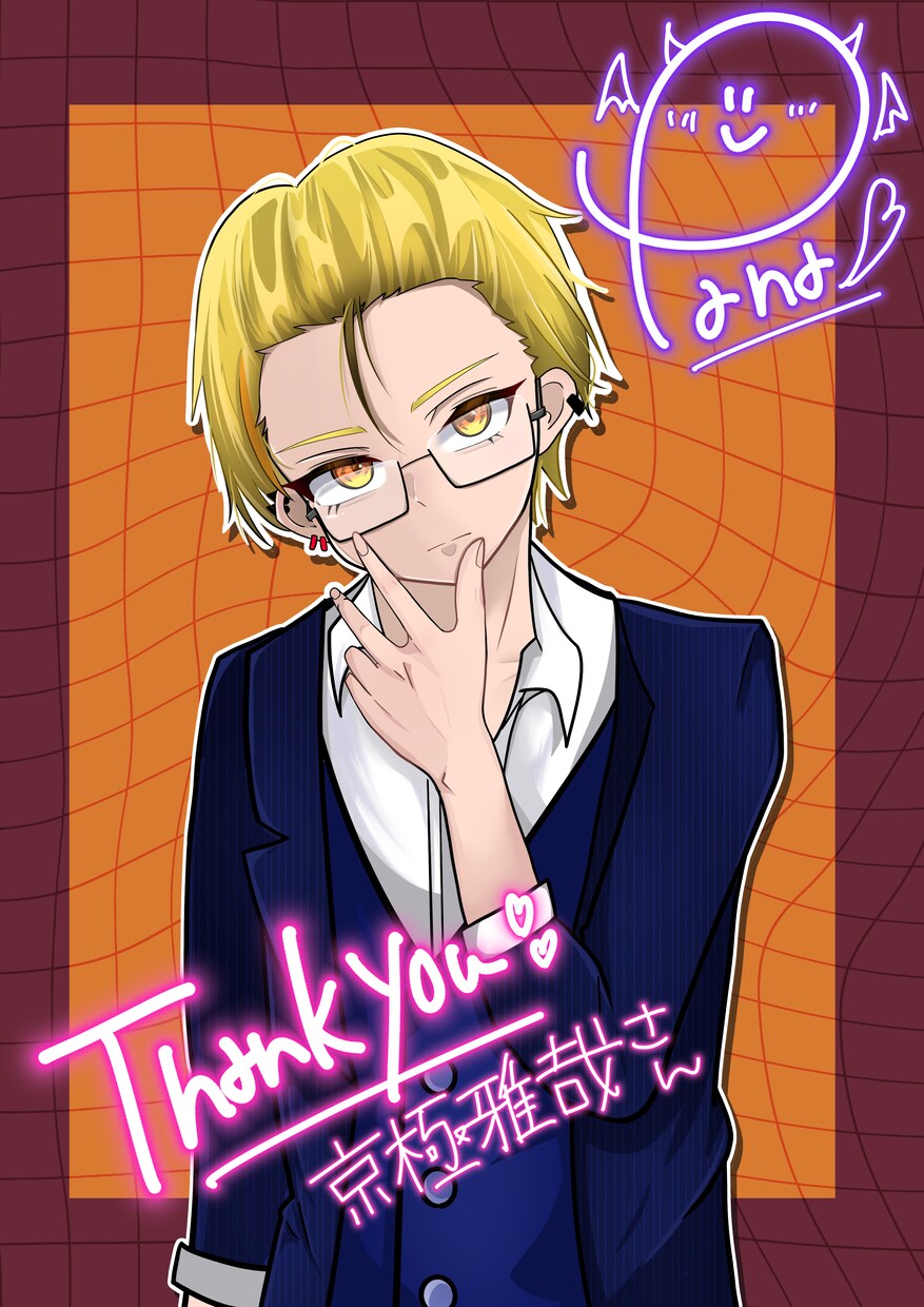 格安でオリジナルイラスト制作します ポップでツヤっとしたアニメ塗りが得意です イメージ4